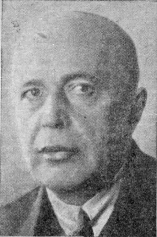 Фотография диктора Владимира Юльевича Про. 1934 год