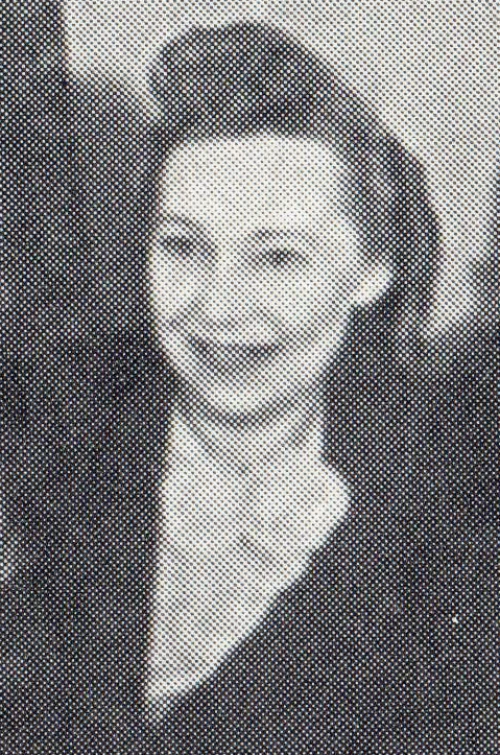 Фотография диктора Зои Александровны Викторовой. 1947 год