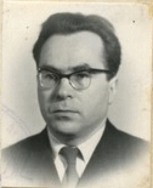 Фотография диктора Василия Григорьевича Галаева. Август 1964 года.