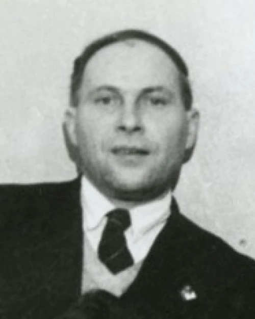 Фотография диктора Александра Николаевича Степанова. 1947—1948 годы